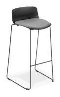 Coco Barstool Black Black Frame Seat Uph Momentum Pace