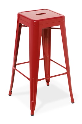 Industry Barstool Red