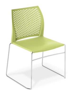 Net Chair Avocado Chrome Frame