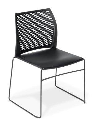 Net Chair Black Black Frame